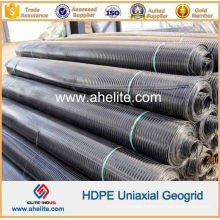 HDPE Uniaxial Geogrid for Retaining Walls Reinforcement